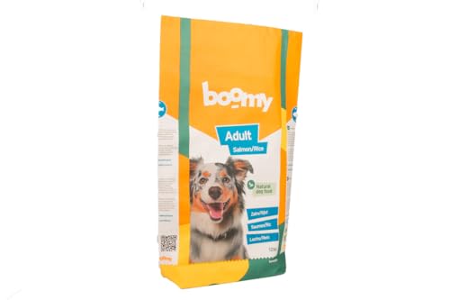 Boomy - Kaltgepresste Hundeklumpen - Adult - Lachs/Reis - (12kg) von Boomy