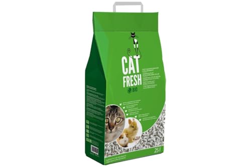 Catfresh Bio - Umweltfreundlicher Katzenstreu aus Zellulose (25L) von Boomy