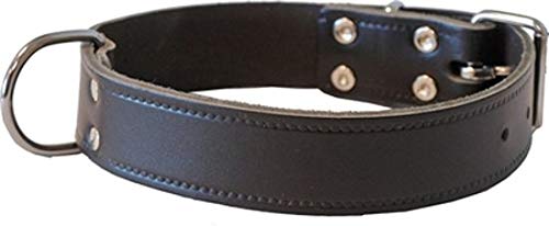 Boon Halsband Breed Enkel donkerbruin 40mm - 70cm von Boon