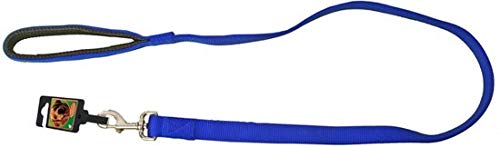 Hondenriem Nylon looplijn 'SP' Enkel 20 mm x 130 cm Blauw von Boon