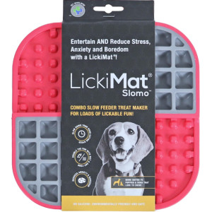 Lickimat Leckmatte Slomo rosa für den Hund (20 cm) Pro Stück von Boon