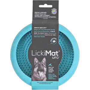 Lickimat Leckmatte Ufo türkis für den Hund (18×3 cm) Pro Stück von Boon