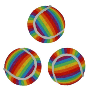 Tennisball Rainbow Hundespielzeug Pro Set von Boon