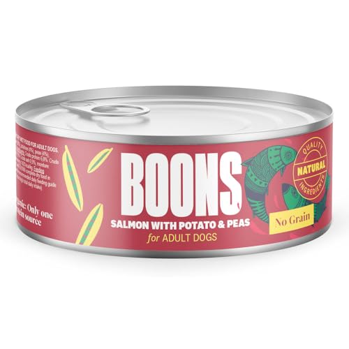 Boons Ergänzungsnassfutter ausgewachsene Hunde Lachs von Boons