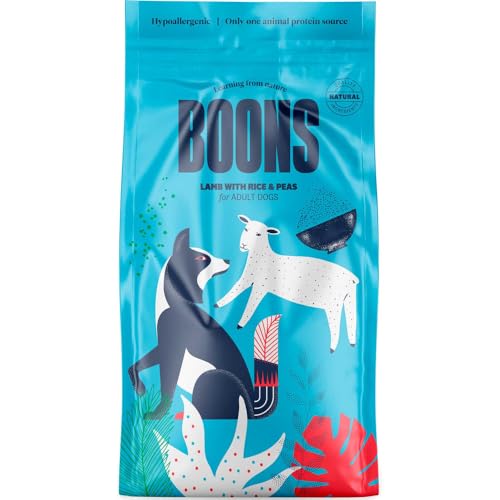 Hundefutter Boons Lamm (für ausgewachsene Hunde) Größe 10 kg von BOONS