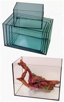 Boony Aquarium gelijmd Aquarium zwart 50x30x30 von Boony