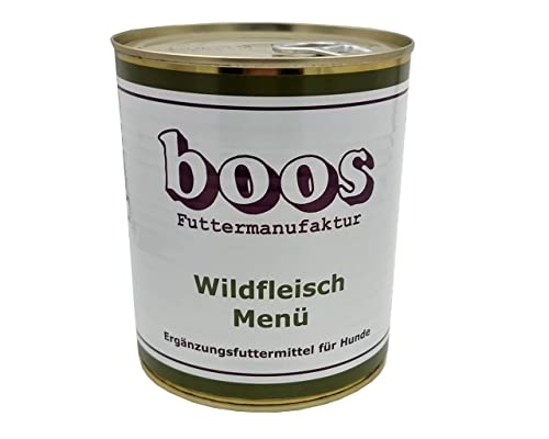 6 Stück (Dosen) Boos Wildfleisch Menü 800 g von Boos