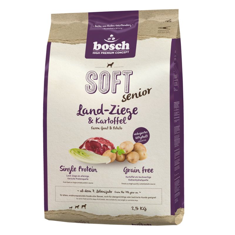 bosch Soft Senior Ziege & Kartoffel - Sparpaket 3 x 2,5 kg von Bosch HPC Soft