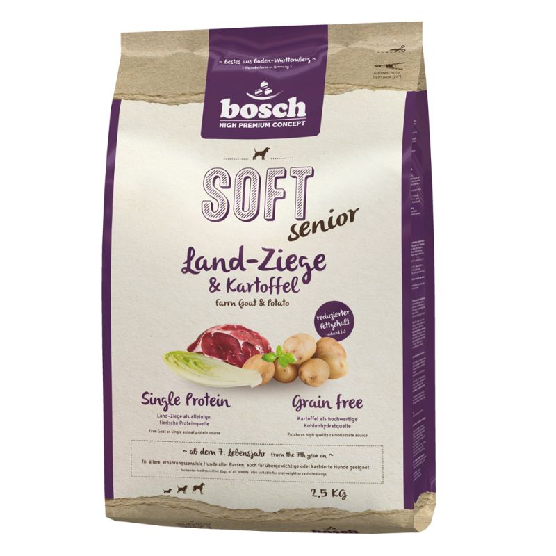 bosch Soft Senior Ziege & Kartoffel - Sparpaket: 3 x 2,5 kg von Bosch HPC Soft