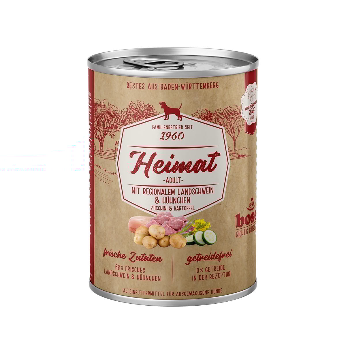 Bosch Heimat Adult Regionales Landschwein 12x400g Bosch Heimat Adult Regionales Landschwein 12x400g von Bosch Heimat