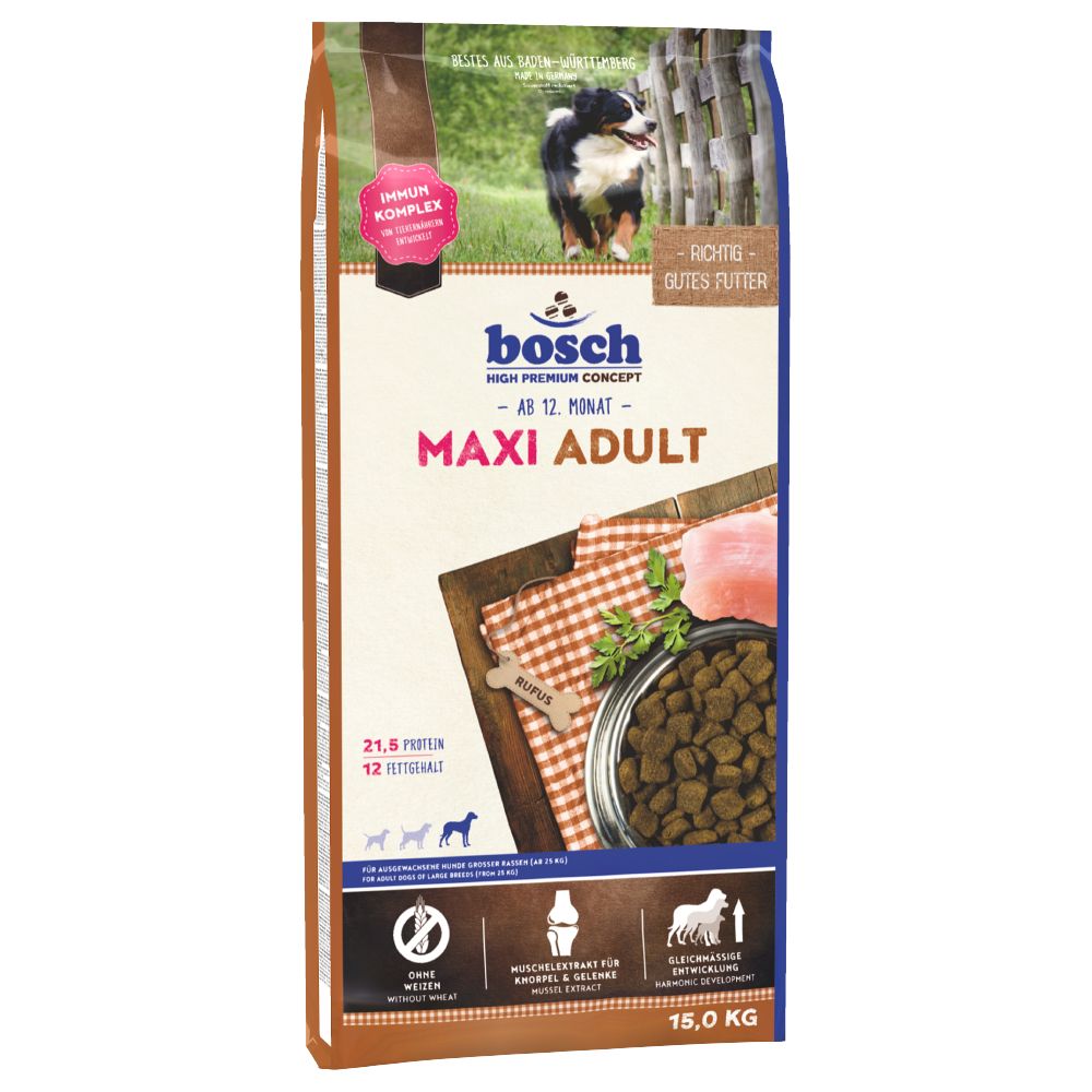 bosch Maxi Adult - Sparpaket: 2 x 15 kg von Bosch High Premium concept