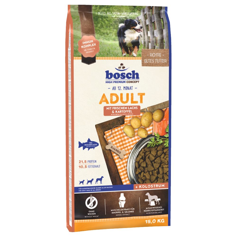 bosch Adult Lachs & Kartoffel Hundefutter - 15 kg von Bosch High Premium concept