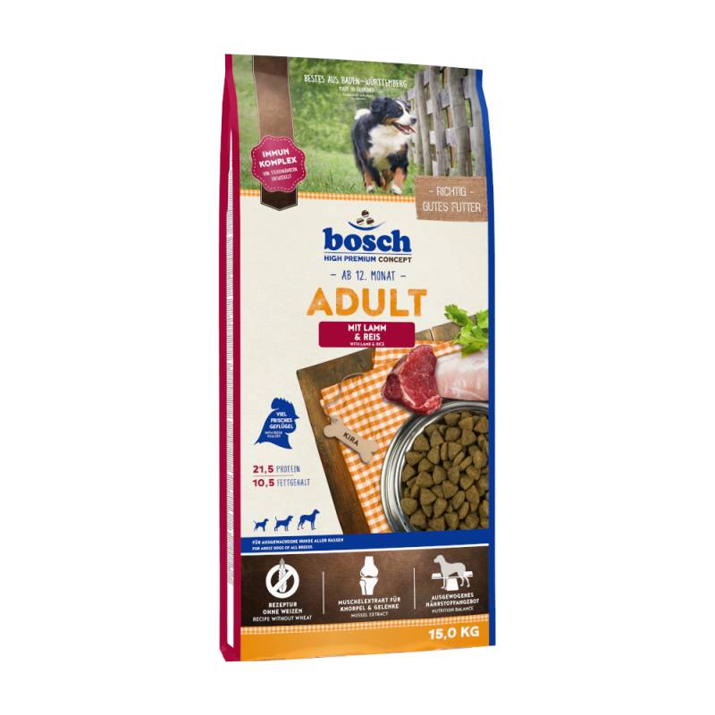 bosch Adult Lamm & Reis - Sparpaket: 2 x 15 kg von Bosch High Premium concept