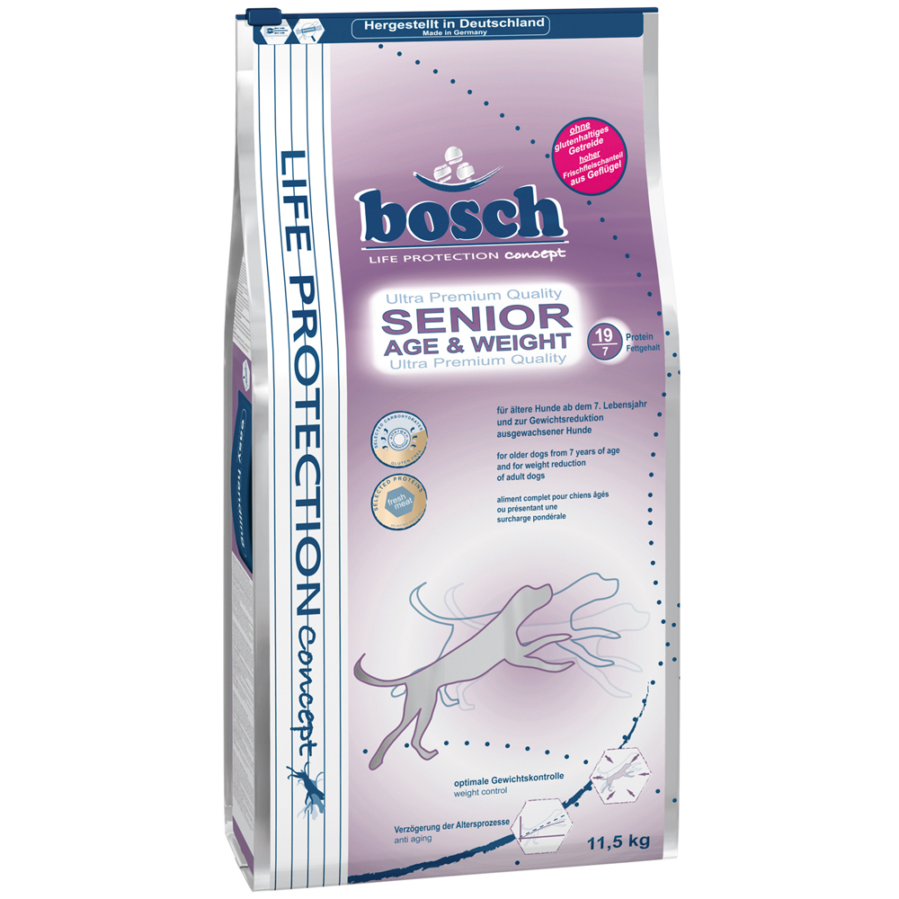 bosch LPC Senior Age & Weight - Sparpaket: 2 x 11,5 kg von Bosch Life Protection concept