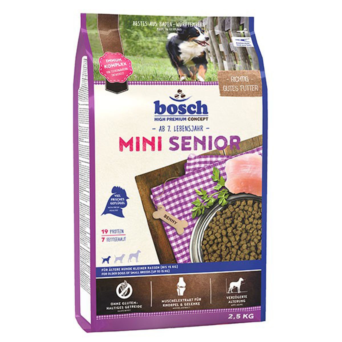 Bosch Hundefutter Mini Senior 2,5kg von Bosch