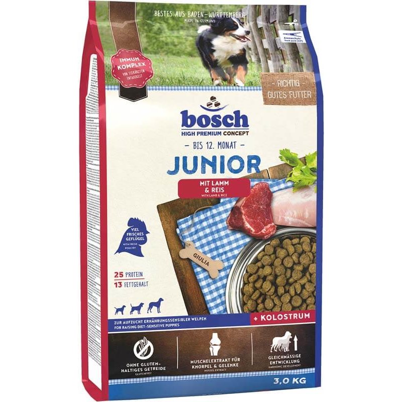 Bosch Junior Lamm & Reis - 2 x 15 kg (3,80 € pro 1 kg) von Bosch