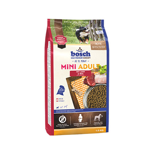 Bosch Mini Adult Trockenfutter - Lamm & Reis - 1 kg von Bosch