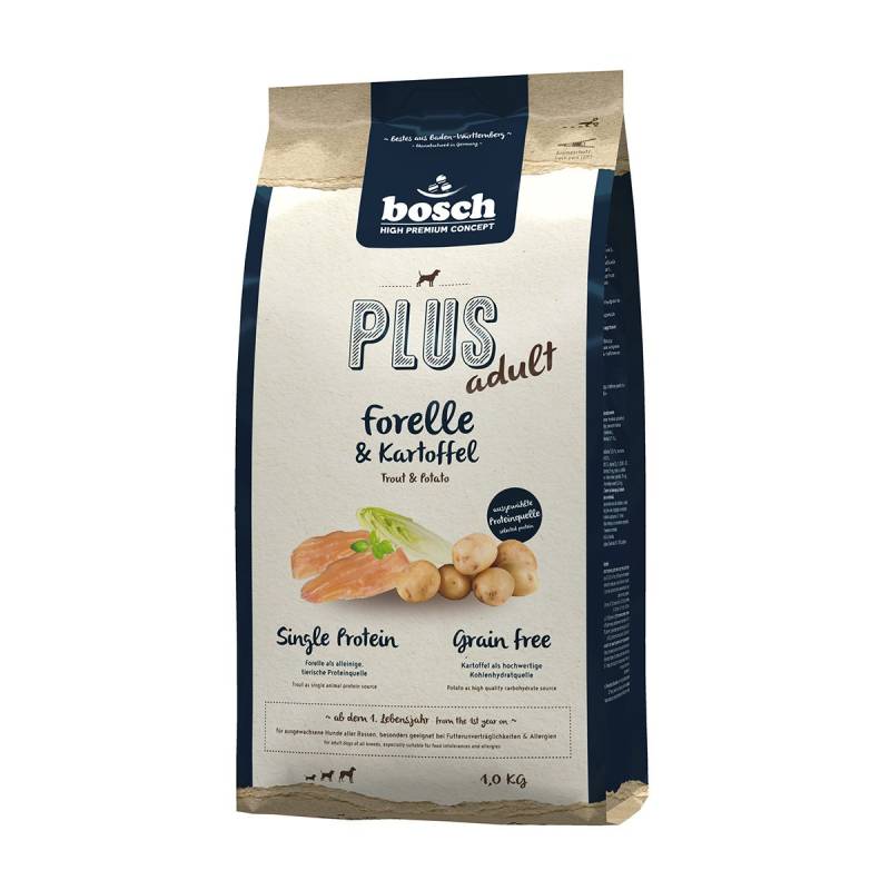 Bosch PLUS Hunde-Trockenfutter Forelle & Kartoffel 2x12,5kg von Bosch