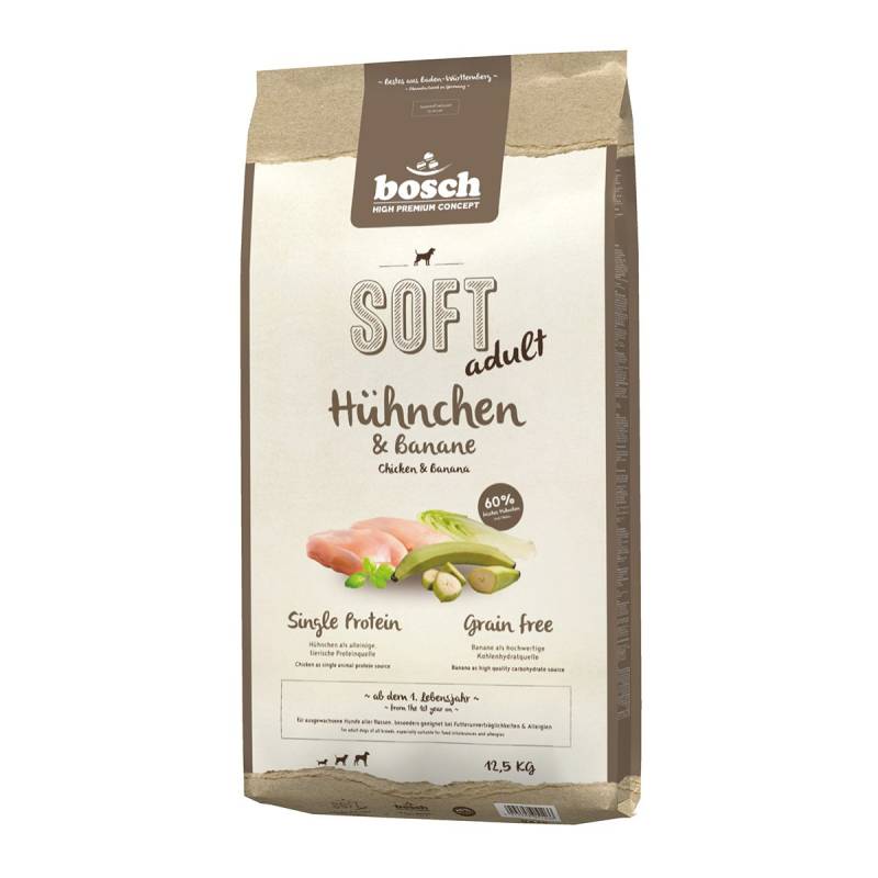 Bosch SOFT Hundefutter Hühnchen und Banane 2x12,5kg von Bosch