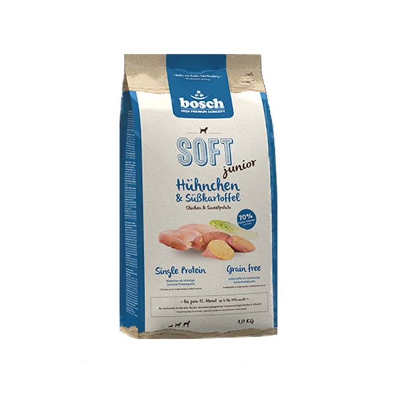 Bosch SOFT Junior Trockenfutter - Hühnchen & Süßkartoffel - 1 kg von Bosch