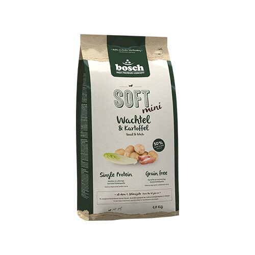Bosch SOFT Mini Trockenfutter - Wachtel & Kartoffel - 2,5 kg Bosch SOFT Mini Trockenfutter - Wachtel & Kartoffel - 2,5 kg von Bosch