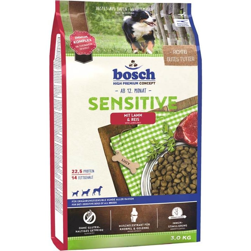 Bosch Sensitive Lamm & Reis - Sparpaket 2 x 15 kg (4,16 € pro 1 kg) von Bosch