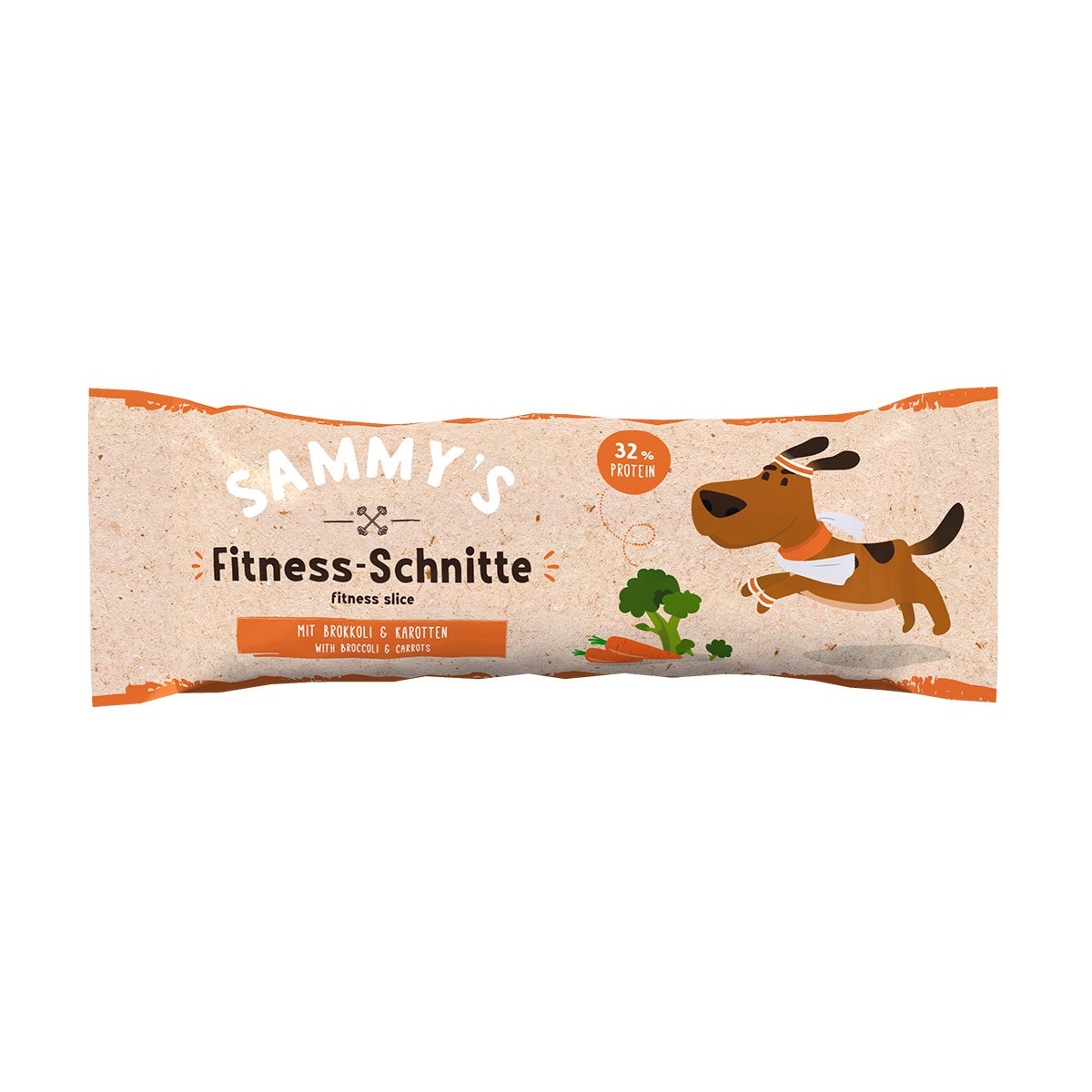 Sammy´s Fitness-Schnitte mit Brokkoli & Karotten 4 Riegel von Bosch