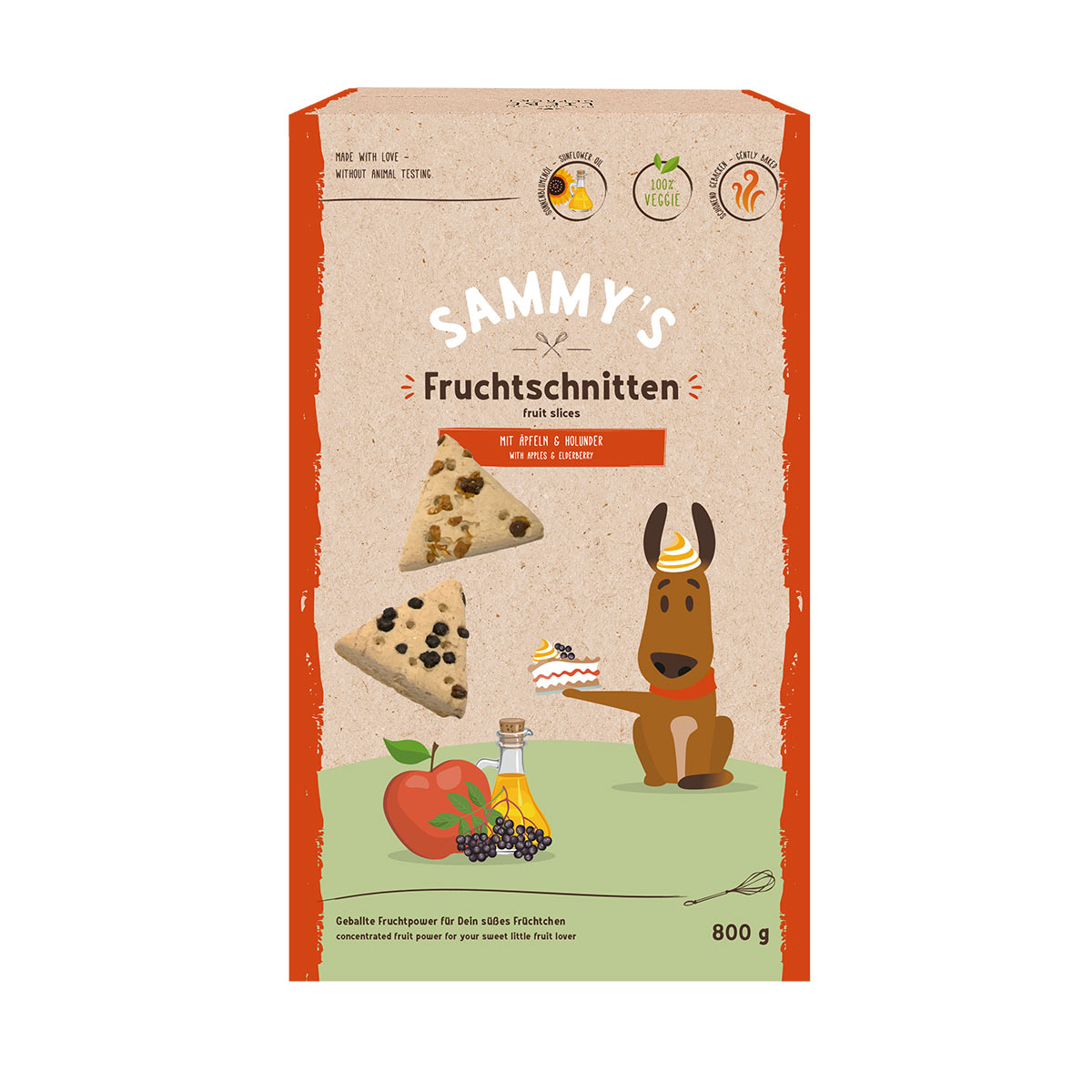 Sammy´s Fruchtschnitten 800g von Bosch