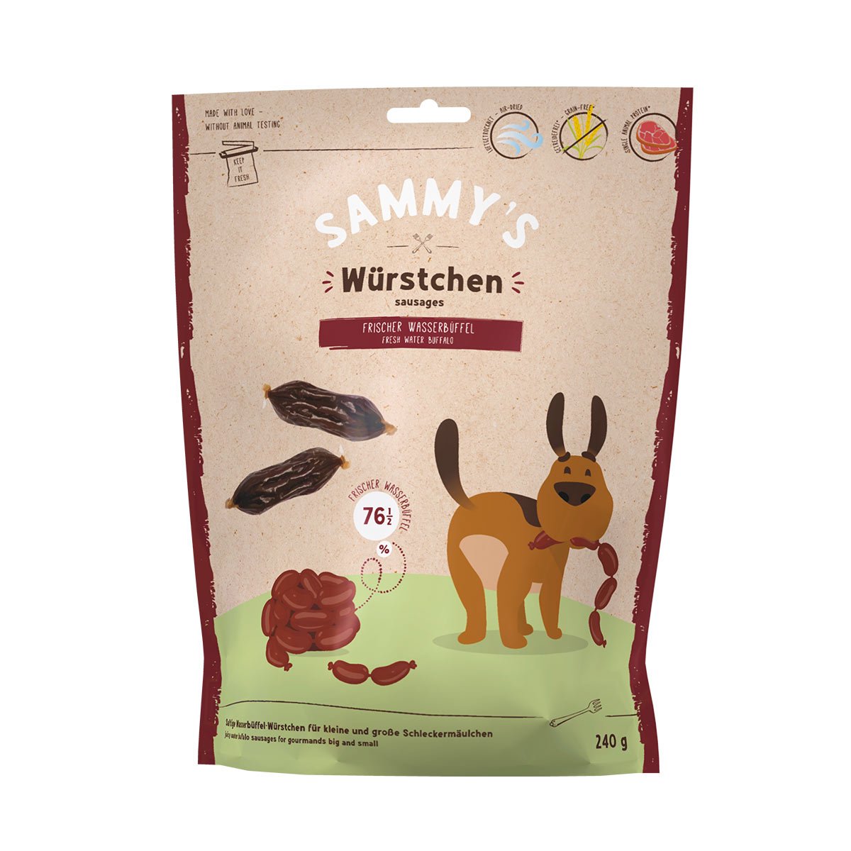 Sammy´s Würstchen Wasserbüffel 2 x 240g von Bosch