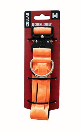 Boss Dog Tactical Hunter Halsband, 3,8 cm breit, Größe M (38,1 cm - 45,7 cm verstellbar) von Boss Dog