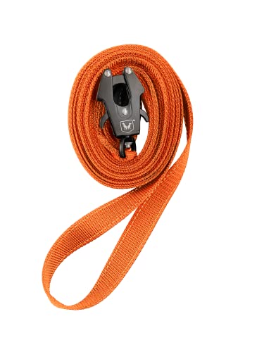 Boss Dog Taktische Nylon-Tracking-Leine (Jägerorange), 6,8 m x 2,5 cm, mit Griff, Hunter Orange von Boss Dog