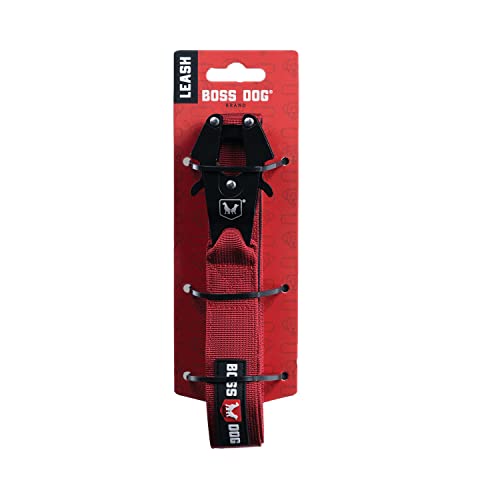 Boss Dog Taktische rote Leine (1,2 m, 3,2 cm breit) von Boss Dog