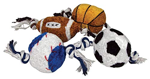 Baggers Plüschseil, Sportball, Spielzeug, 38,1 cm, verschiedene Stile von Boss Pet Products