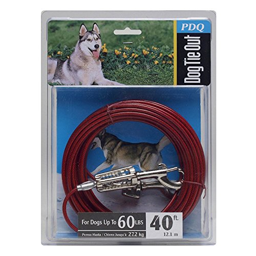 Boss Pet Products Q3540 SPG 99 Kabel-Hundeleine, 12,6 m, groß, 2 Stück von Boss Pet Products