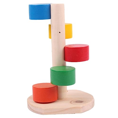 Botiniv Hamster-Kletterspielzeug,Bunte Treppenplattform für Hamster Meerschweinchen Rennmaus - Lässige Beißtreppe für Hamster, Regenbogenleiter für Meerschweinchen, Rennmäuse, kleine Chinchillas von Botiniv