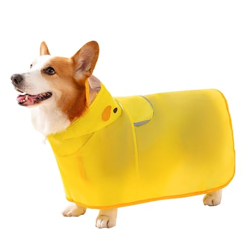 Botiniv Hunde Regenmantel, Regenmantel für Hunde | Kapuzenpuppenponcho mit reflektierender Streifen - Verstellbare wasserdichte Hundehaube für kleine und mittlere Rassen im Freien im Freien im Freien von Botiniv