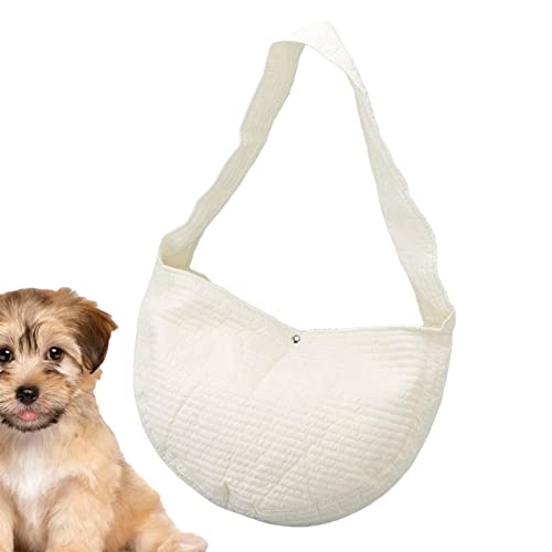 Botiniv Hundetragetasche,Trageschlaufe für Hunde | Kleine Hundetragetasche, große weiche Haustiertragetasche, Welpentragetasche mit einem Schultergurt für kleine Hunde von Botiniv