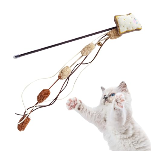Botiniv Interaktives Katzenspielzeug | Angelspielzeug Für Katzen Mit Glöckchen - Interaktives Reaktionsspiel Zur Bewegung Und Unterhaltung Für Alle Rassen Indoor Spielzeug Bei Langeweile Botiniv Interaktives Katzenspielzeug | Angelspielzeug Für Katzen Mit Glöckchen - Interaktives Reaktionsspiel Zur Bewegung Und Unterhaltung Für Alle Rassen Indoor Spielzeug Bei Langeweile von Botiniv