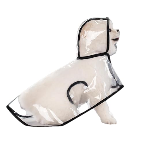 Botiniv Regenmantel für Hunde,Hunderegenjacke, wasserdichte Haustier-Regenmäntel mit Poncho-Kapuze, wasserdichte Kleidung für Haustiere im Freien, wasserdichte Regenmäntel für Haustiere, Poncho für von Botiniv