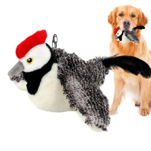 Botiniv Simulation Flying Bird Toy für Innenkatzen, flatterner Vogelkatze Spielzeug - Automatischer Flapping -Vogel -Neckstock,USB -Ladung interaktives Spielzeug für Innen- und Außenbereiche von Botiniv