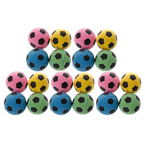 Bottone 20Pcs Katze Interaktive Bälle Spielzeug Ungiftig Eva Bälle Interaktives Spielzeug Für Katze Hunde Hause Für Spielen Freien Trainning von Bottone