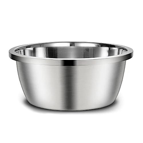 Bottone Große Edelstahl Hundenäpfe Metall Premium Napf Für Haustiere Robust Und Langlebig Dicke Glatte Metall Futter Und Wassernäpfe von Bottone