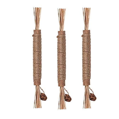 Bottone Natürliche Silvervine Sticks für Katzen Sticks Kaustangen Zähne Backenzähne Katzen Katzenzähne von Bottone