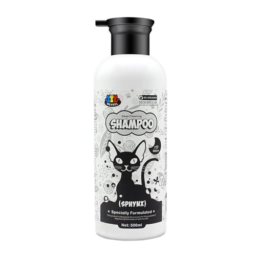 Bottone Reinigungs-Shampoo, 500 ml, hält Ihre Haustiere sauber und pflegt, mildes Sphinx-Duschgel-Zubehör von Bottone