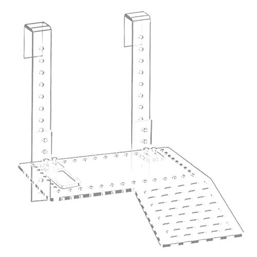 Reptilien-Hang-Schildkröte, Sonnenplattform, transparente Schildkrötenrampe für Schildkröten-Tanks, Reptilien, Aquarium, Plattform, Rest für Schildkröten, transparente Aquarium-Plattform, Klettern von Bottone