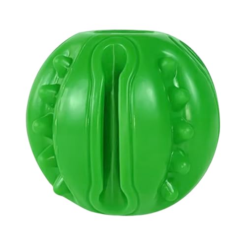 Bouasgh IntelligenzSpielzeug für Hunde Quietsch-Rugby aus Gummi, langlebiges Kauspielzeug für die Zahnreinigung von Hunden (Green, 8X7.5X7CM) von Bouasgh