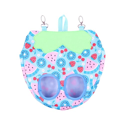 Bouasgh Kaninchen Feeder Heu Tasche Karotten Form Bunny Pig Heu Feeder Tasche Hängen Heu Spender Krippe Für Kleine Tiere Feeder Tierbedarf für Katzen (C, One Size) von Bouasgh