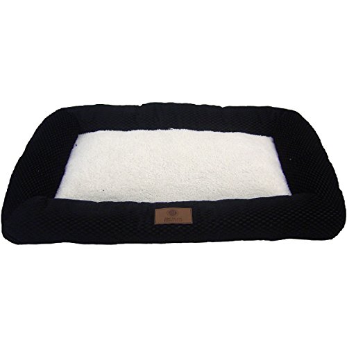 American Kennel Club Bolster Crate Pads 36"-Black von American Kennel Club