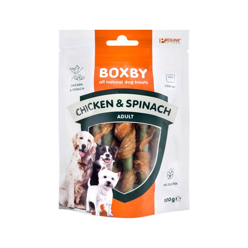 Boxby Chicken & Spinach - 100 g von Boxby