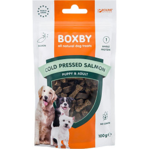 Boxby Cold Pressed Salmon (Lachs) Hundesnacks 12 x 100 g von Boxby